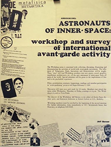 אסטרונאוטים של שטח פנימי | מבחן חומצה מוקדמת | ג'ף ברנר - פוסטר נדיר 1967
